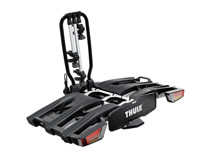 Thule 934 EasyFold XT 3-bike towball carrier with AcuTight torque knobs 13-pin click to zoom image